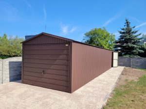 Garaż Blaszany 3m x 6m | 1x Brama uchylna