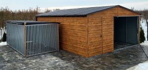 Garaż Blaszany 5m x 5m | 1x Brama uchylna