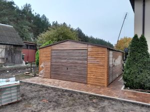 Garaż Blaszany 5m x 7m | 1x Brama uchylna