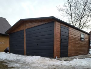Garaż Blaszany 6,00 x 5,80 + wypust dachu 0,35cm