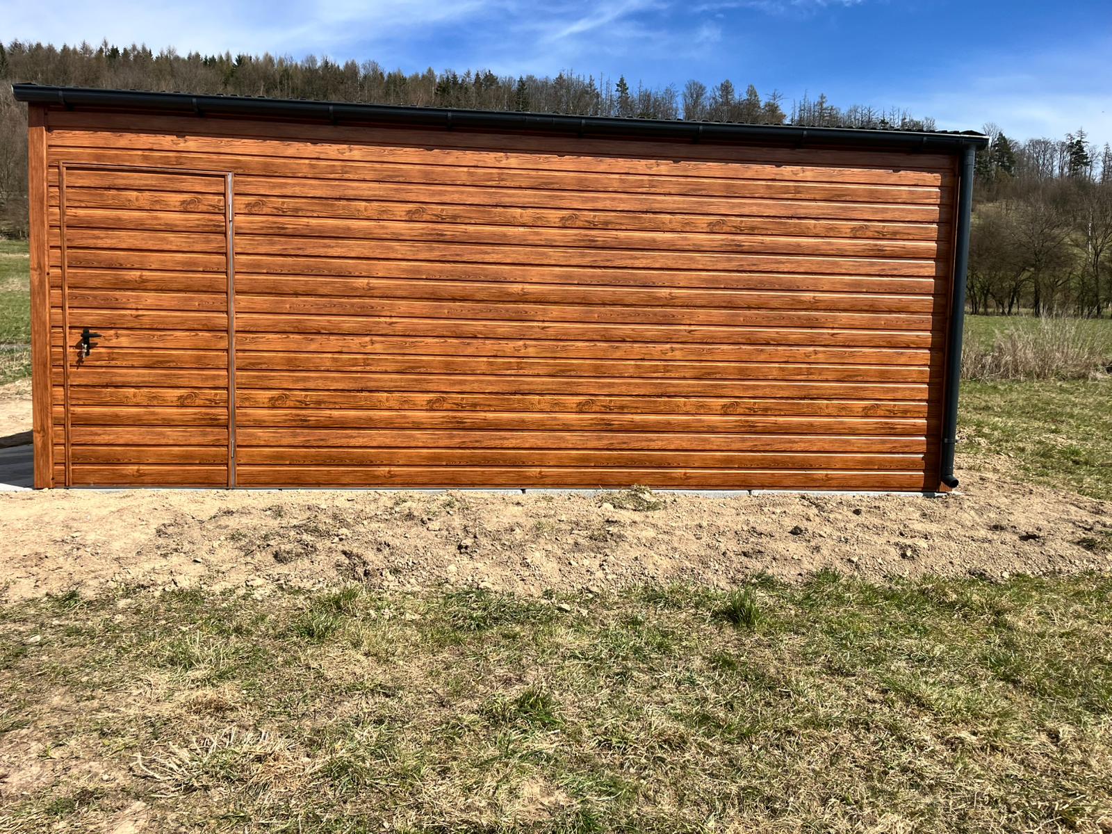 Garaż Blaszany 6,00m x 5,80m brama dwuskrzydłowa - obrazek 5